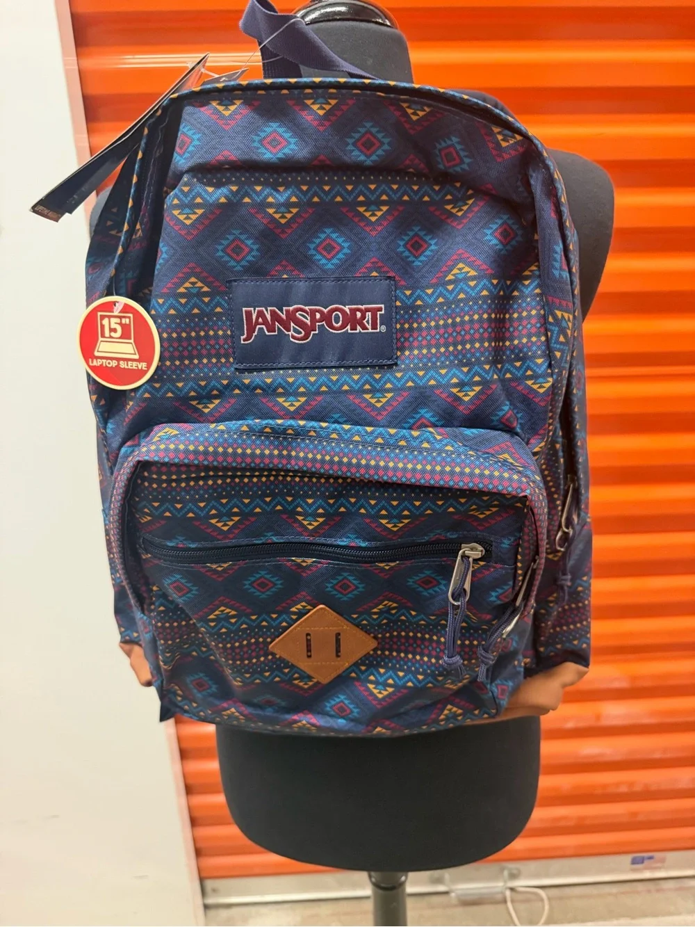 NWT JanSport City View Aztec Multicolor Unisex Backpack